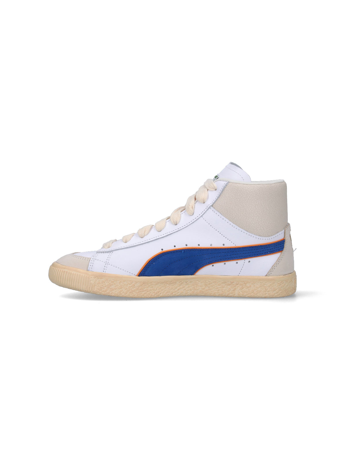 Shop Puma Clyde Sneakers In White