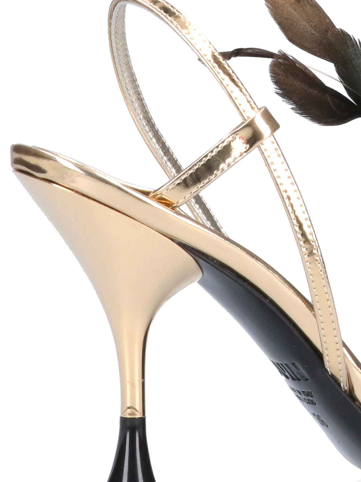 サンダル・ミュール 3JUIN SS23 3JUIN Sandals (323SC005R 0775702) Sandal whit heel Silver 3Juin - Le Follie Shop