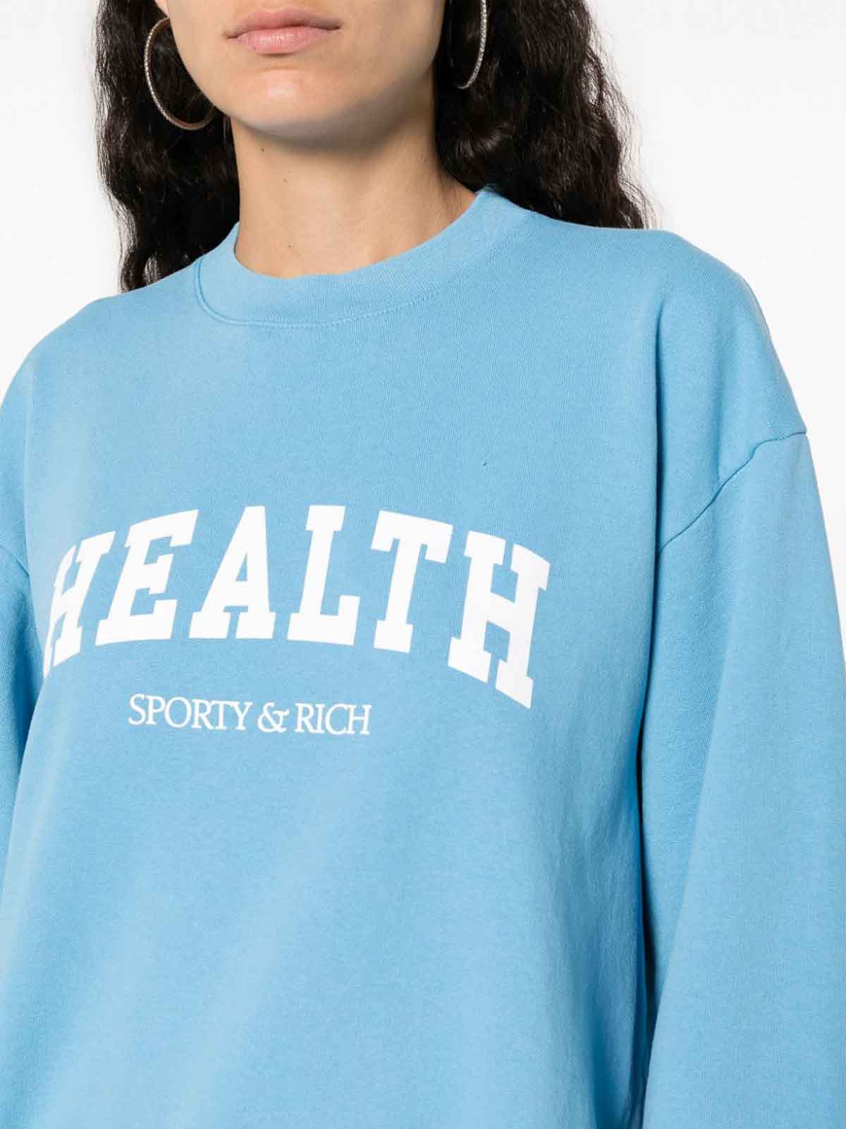 Sporty & Rich Health ivy cotton sweatshirt