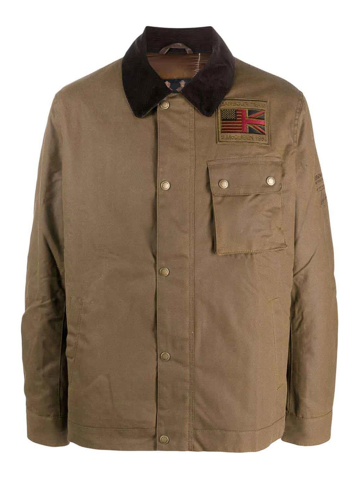 Barbour ベージュ カジュアルアウター Barbour（バブアー） トランスポート ナイロン カジュアルジャケット