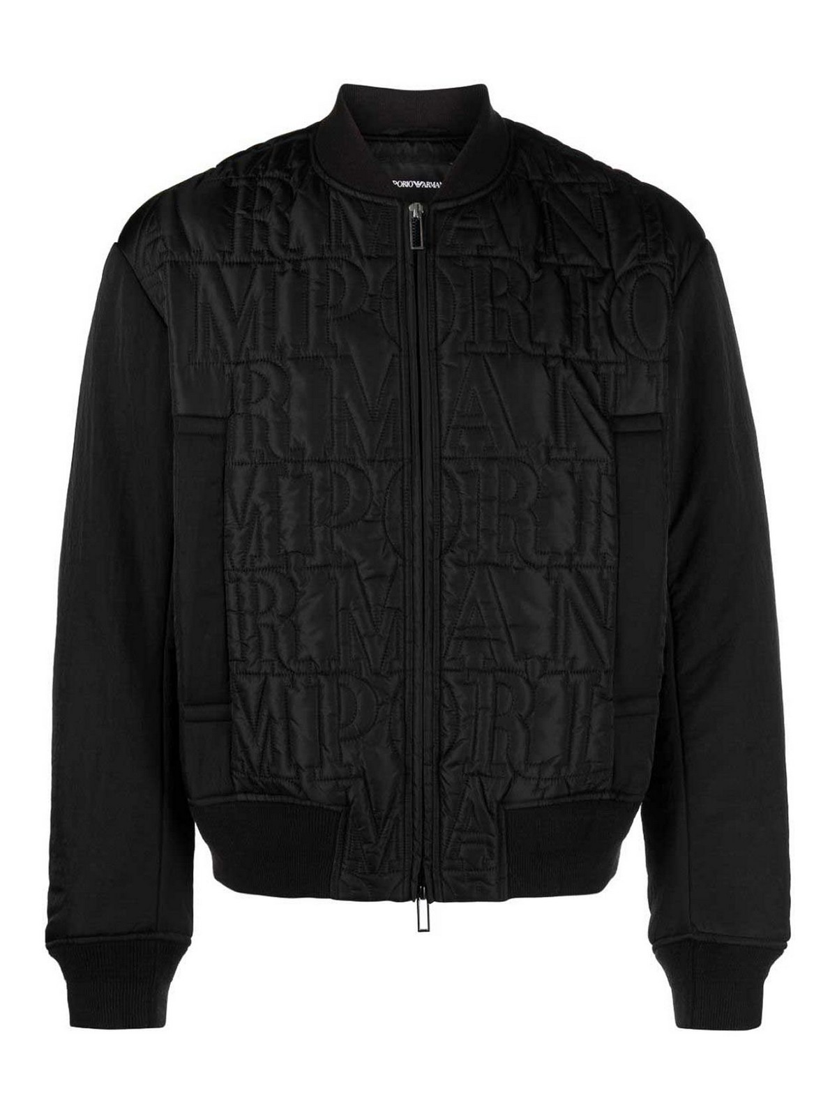EMPORIOARMANI ジャケット Emporio Armani Logo nylon bomber jacket - Black|6R1B761NIJZ0999