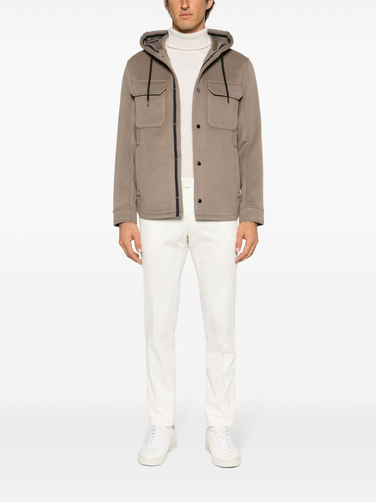 Emporio Armani カジュアルジャケット - グレー|6R1B941NMYZ0144