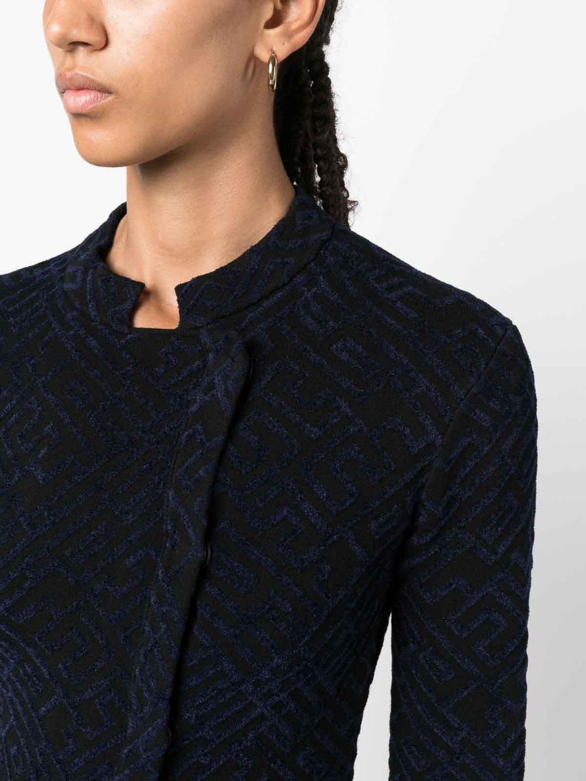 ジャケット EMPORIO ARMANI Woman Jacket Black 6R2GT22M02Z 0999 Emporio Armani Double-breasted blazer jacket | 6R2GT22M02Z0999