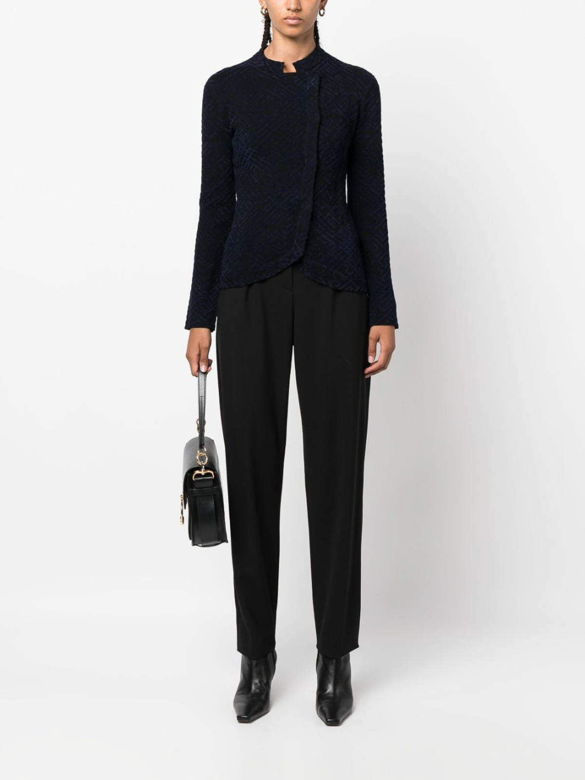 ジャケット EMPORIO ARMANI Woman Jacket Black 6R2GT22M02Z 0999 4.jpg