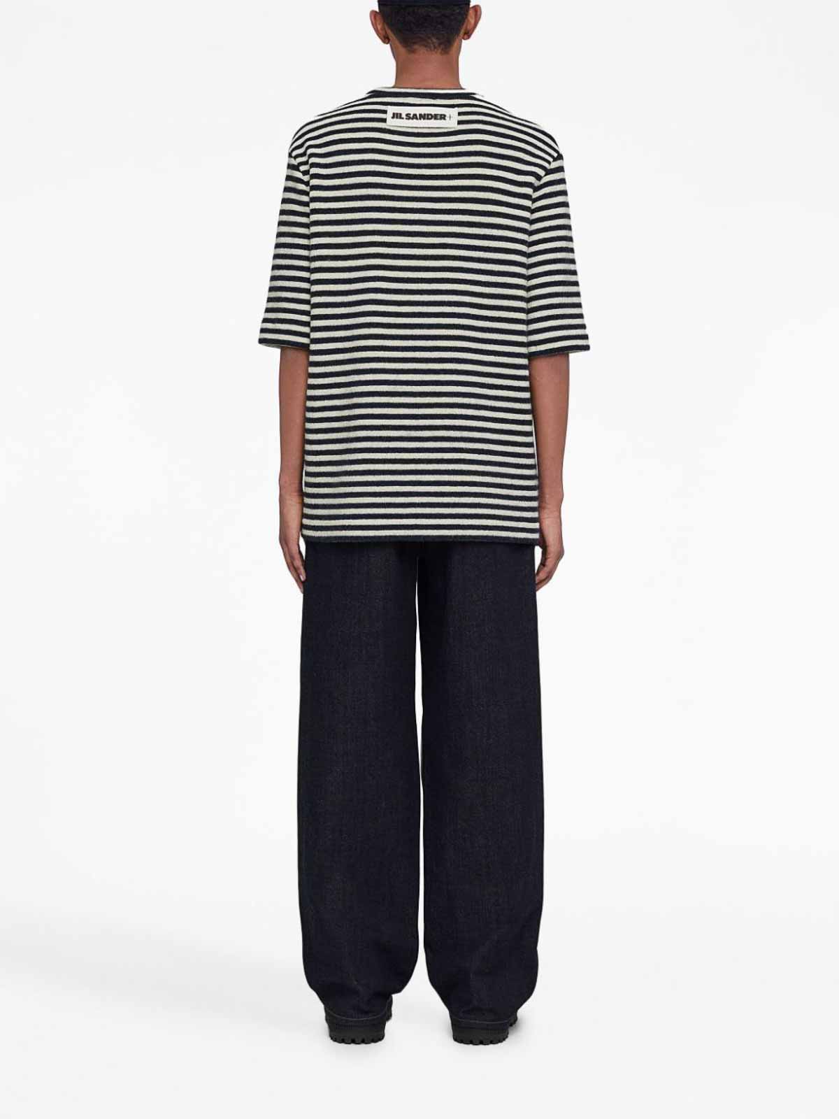 JIL SANDER ジルサンダー Tシャツ 薄グレー L Jil Sander Tシャツ - グレー - グレイ|J47GC0124J20077124