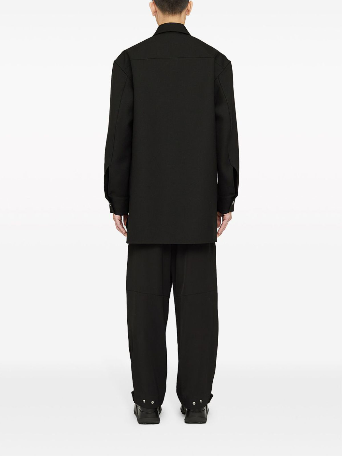 ジャケット・アウター FW2014 jil sander wool switching blouson Jil Sander Wool blouson - Black - Men | J21BN0125J40001001