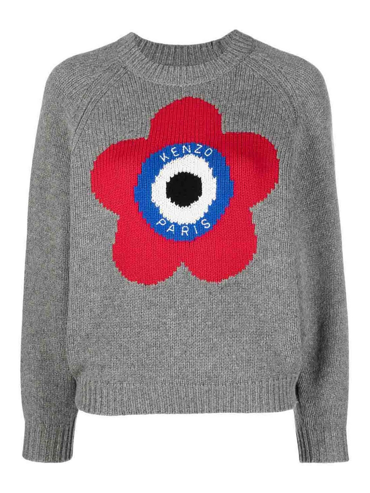 Crew necks Kenzo - Kenzo target wool jumper - FD62PU4123BC94