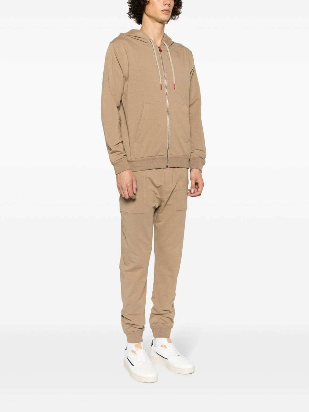 Kiton Cotton tracksuit Beige Men UMK031602002 thebs