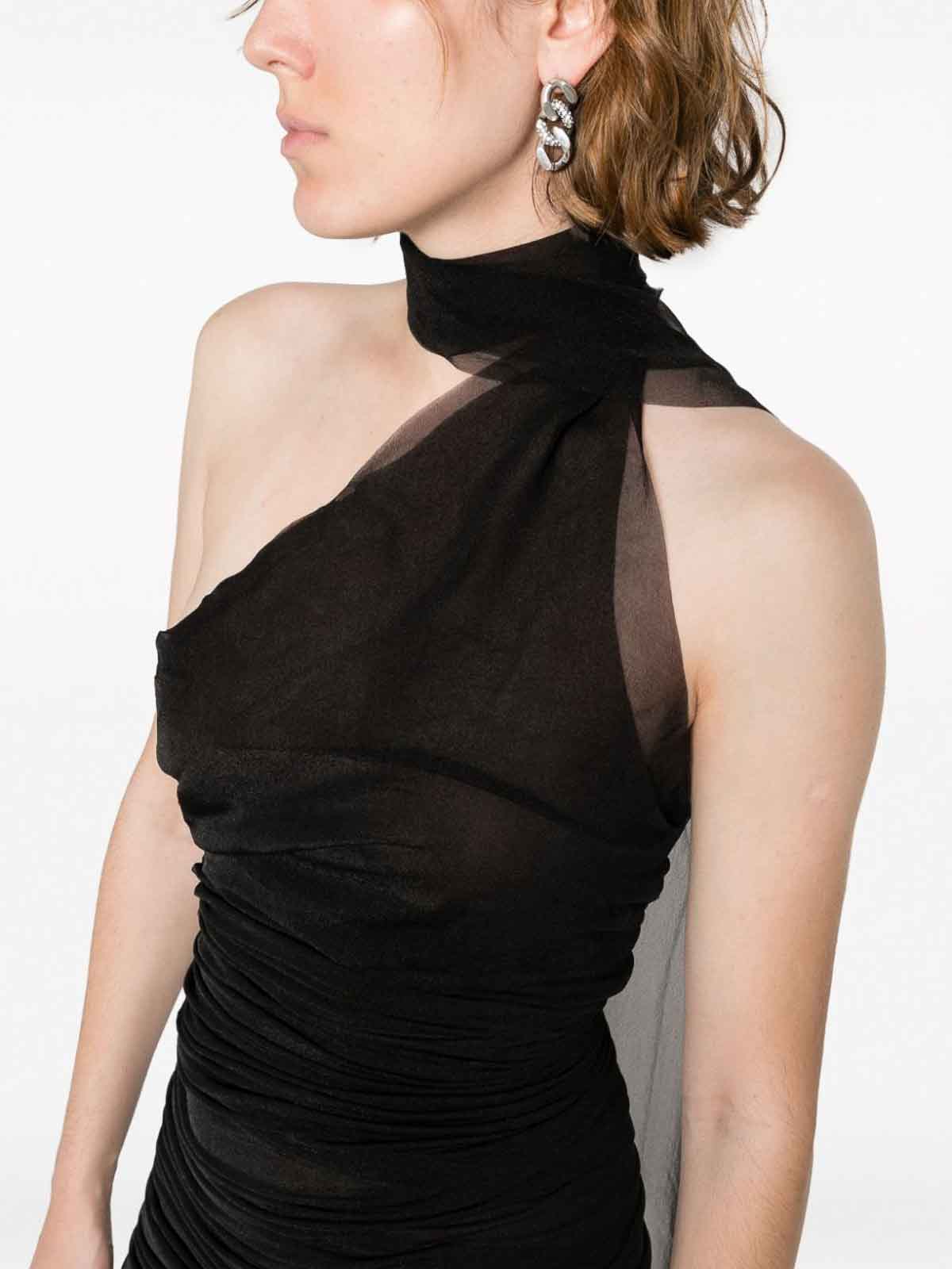 Ludovic De Saint Sernin DR006WPLBLACK 関税送料込 Ludovic De Saint Sernin Halter neck long dress