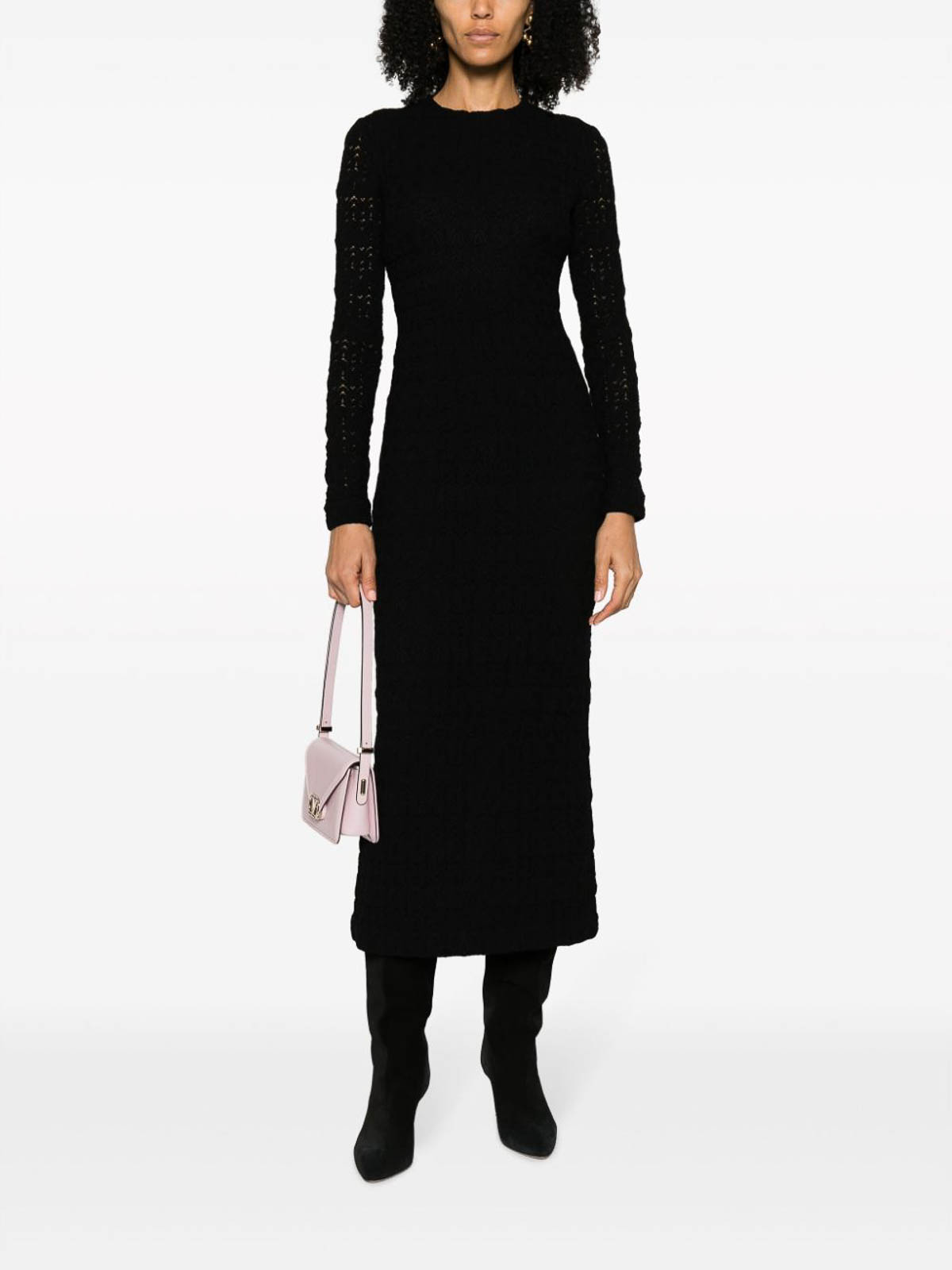 Missoni Viscose long dress - Black - Women|DS23WG40BR00SU93911 Missoni Viscose long dress - Black - Women|DS23WG40BR00SU93911