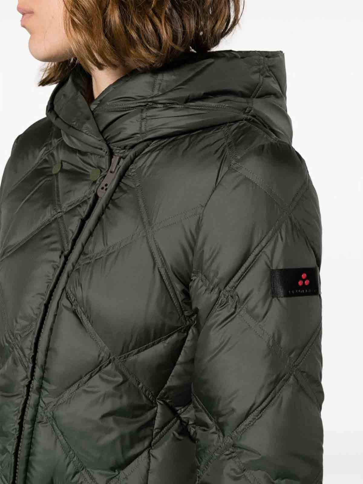 ダウンジャケット・コート PEUTEREY Women Outer PROXIE MQE 690 VERDE GREEN PEUTEREY Women Outer PROXIE MQE 690 VERDE GREEN (PEUTEREY