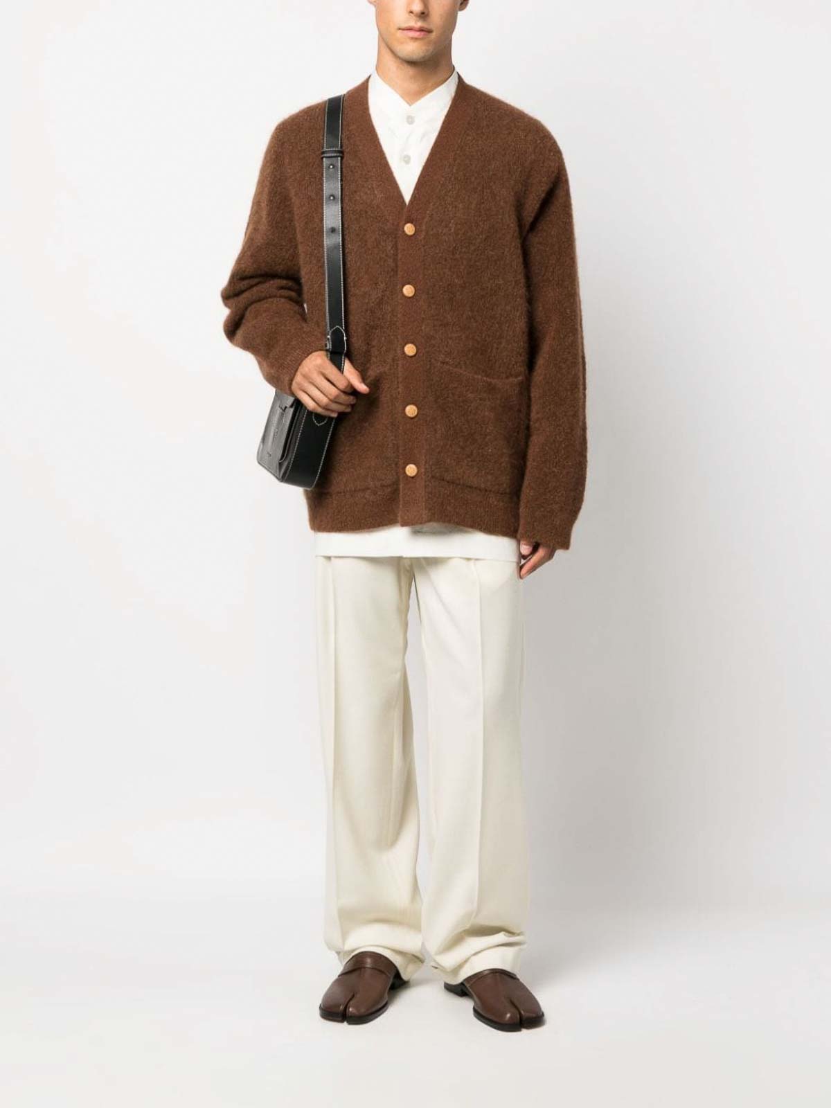 トップス Sefr goat cardigan brown mohair Gote Cardigan in Brown Mohair – SVRN