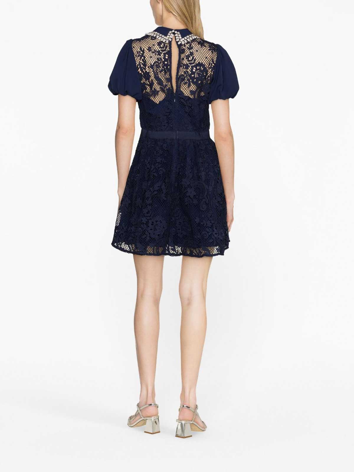 【Lure you in】LACE COLLAR MINI DRESS Amazon.com: Lure Lace Dress (US, Numeric, 0, Regular, Regular
