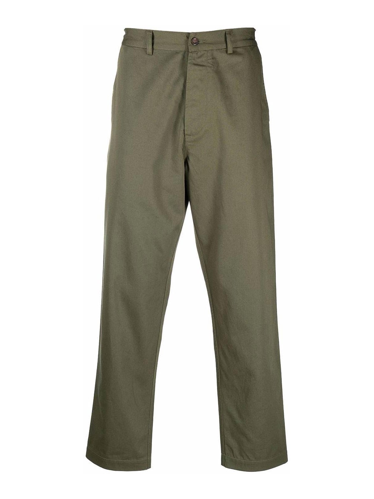 Universal Works Cotton Trousers In Green