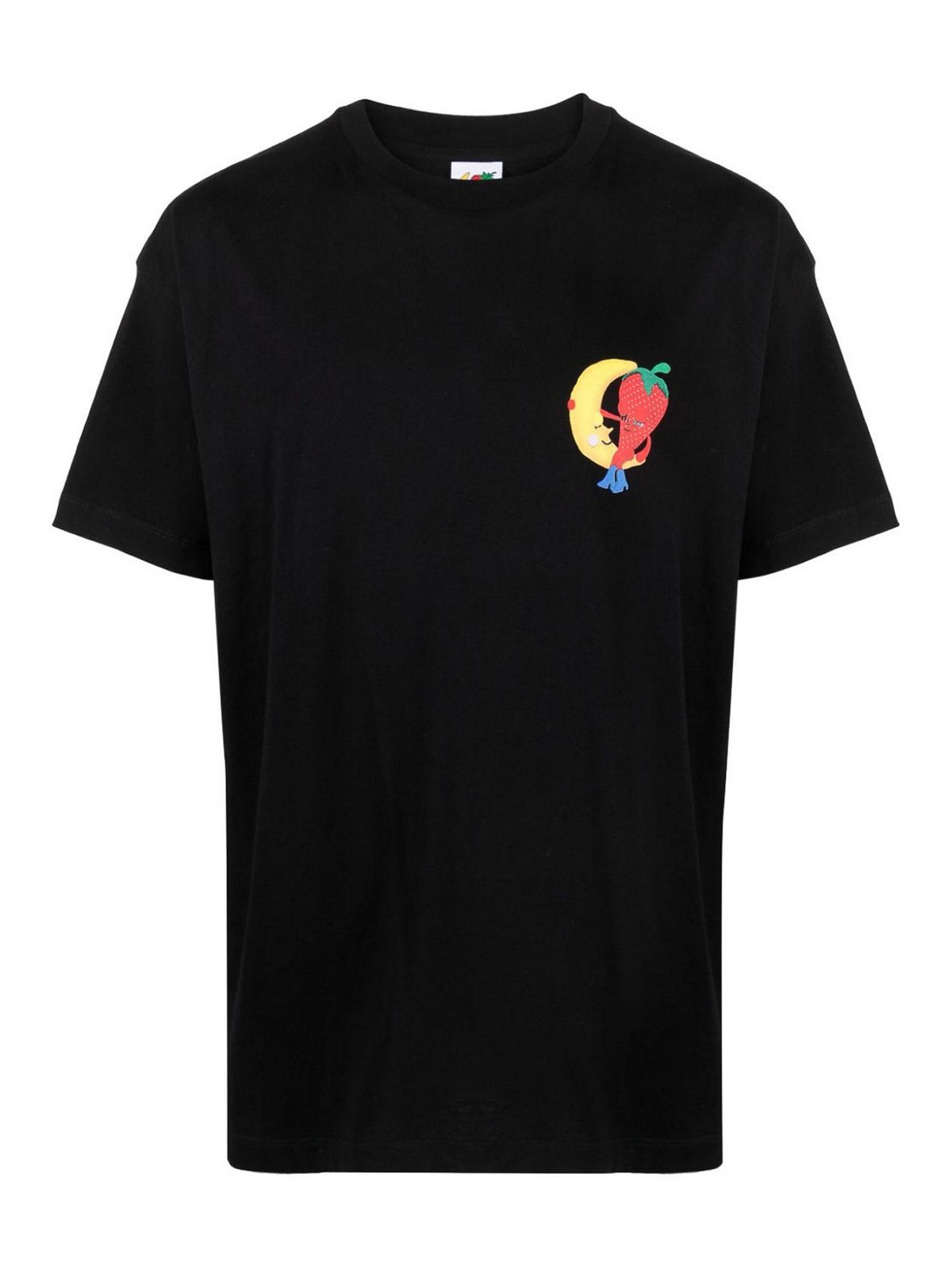 Sky High Farm Workwear Logo Cotton T-shirt In Black