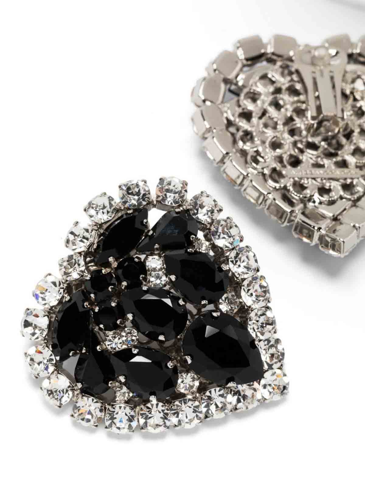 Earrings Alessandra Rich Heart crystal earrings FABA3021J00040901