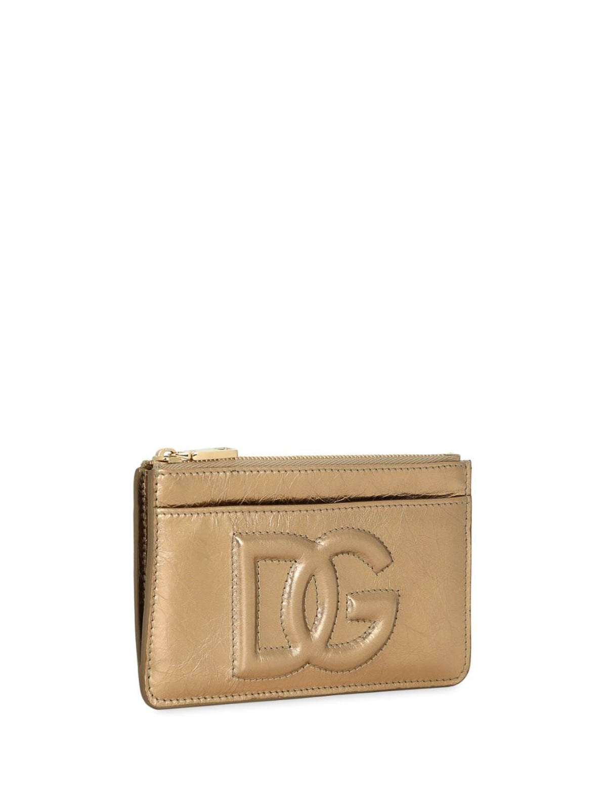 Wallets & purses Dolce & Gabbana - Logo leather credit card case