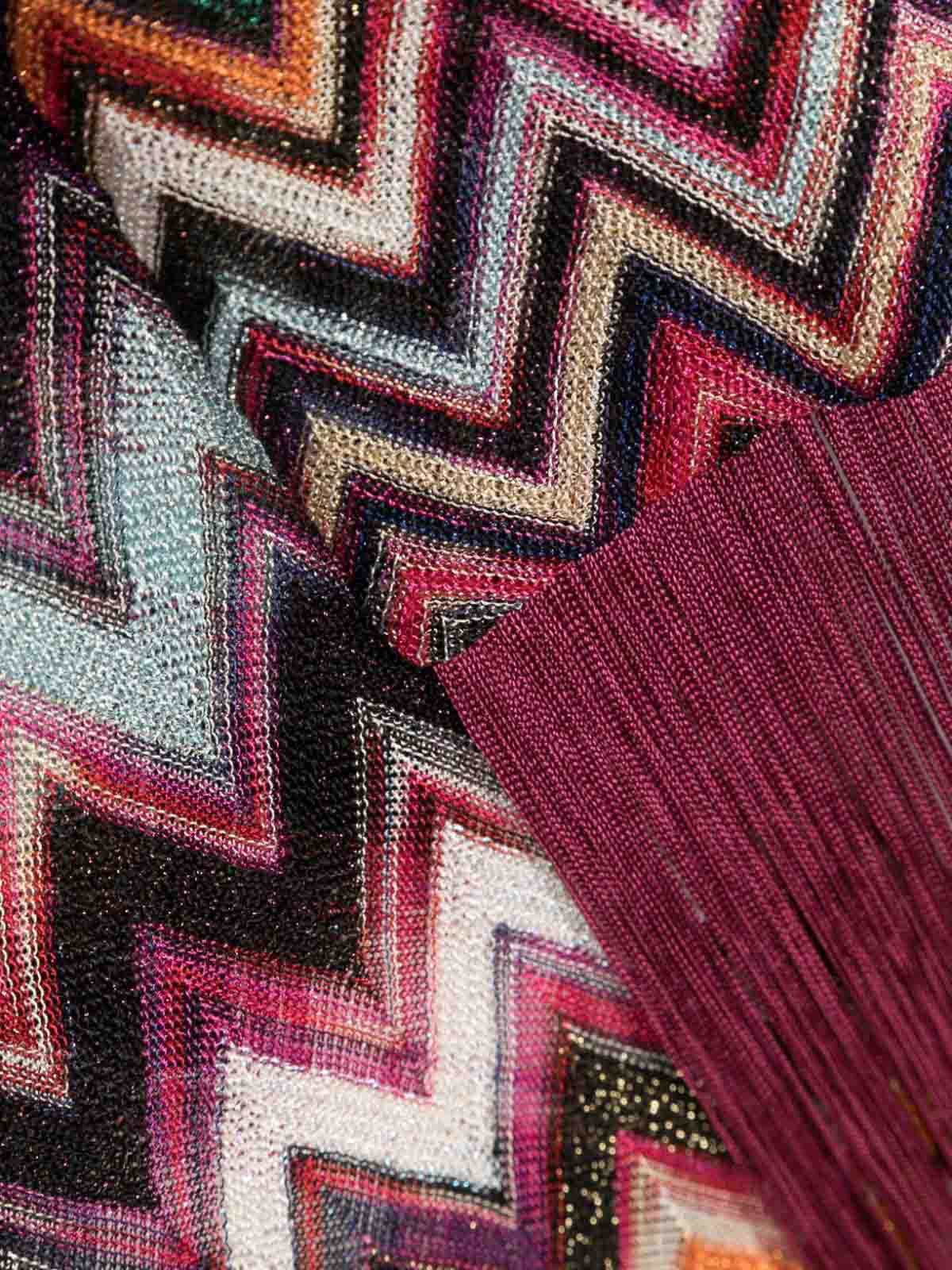 Missoni Zig zag motif scarf - Multicolour - Women|SCR3VMD93490002