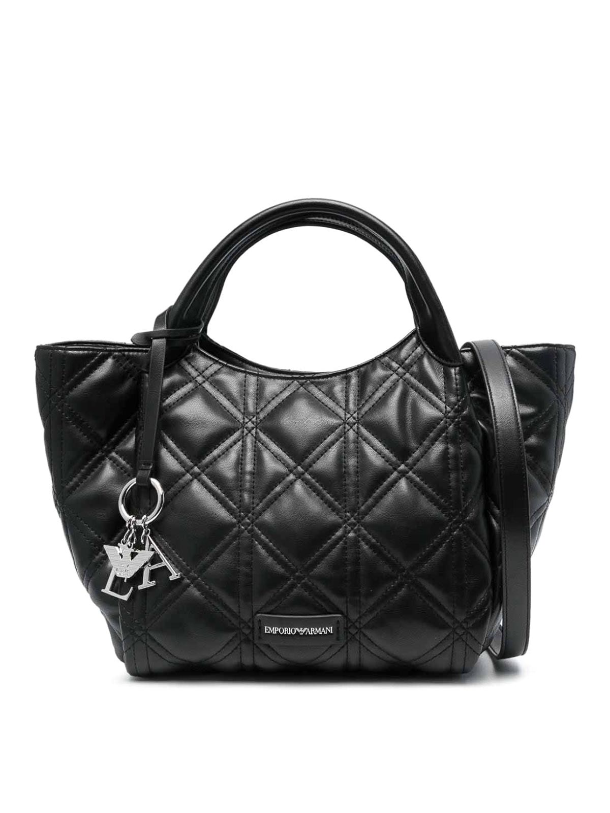 Cross body bags Emporio Armani Quilted shopping bag