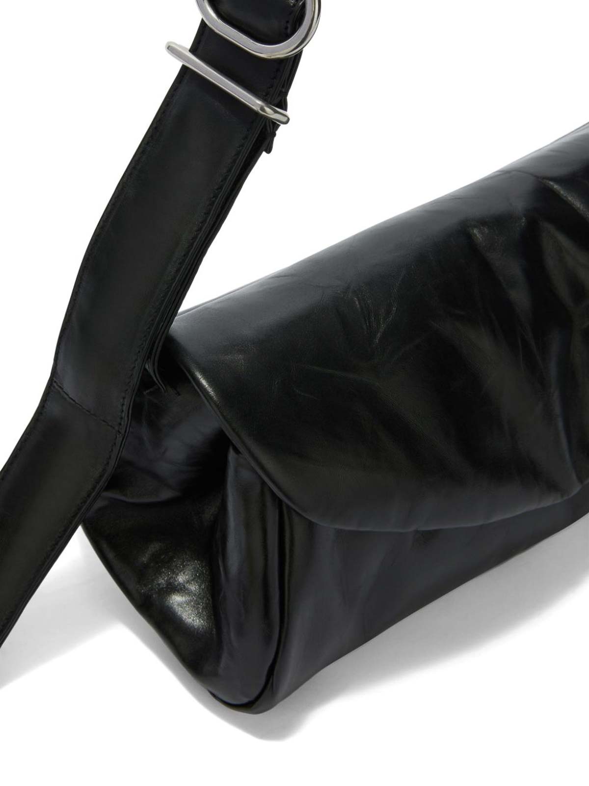 Jil Sander Cannolo padded large leather shoulder bag|J08WD0056P5635001
