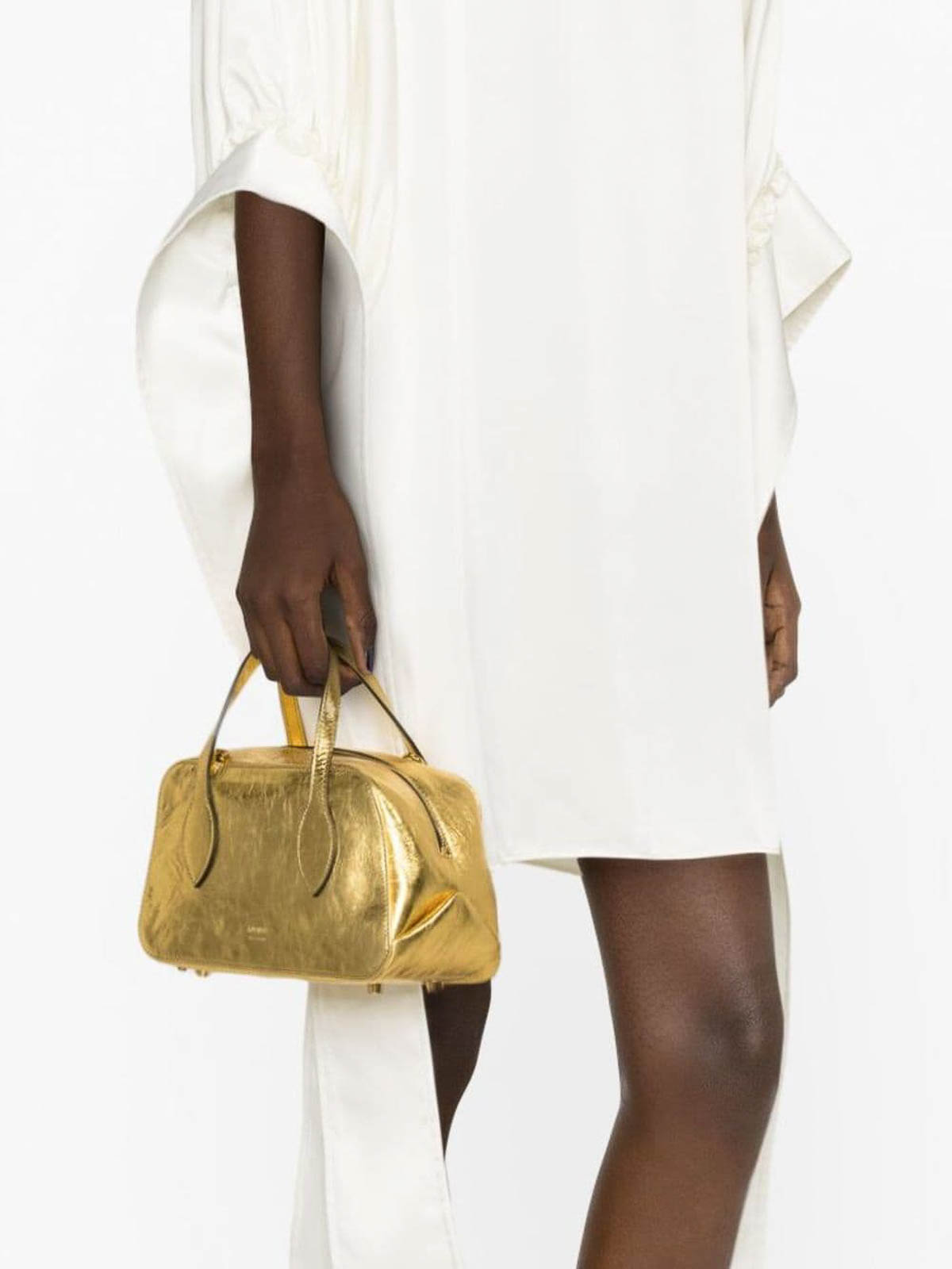 Khaite The maeve small leather crossbody bag - Beige|H3024772917