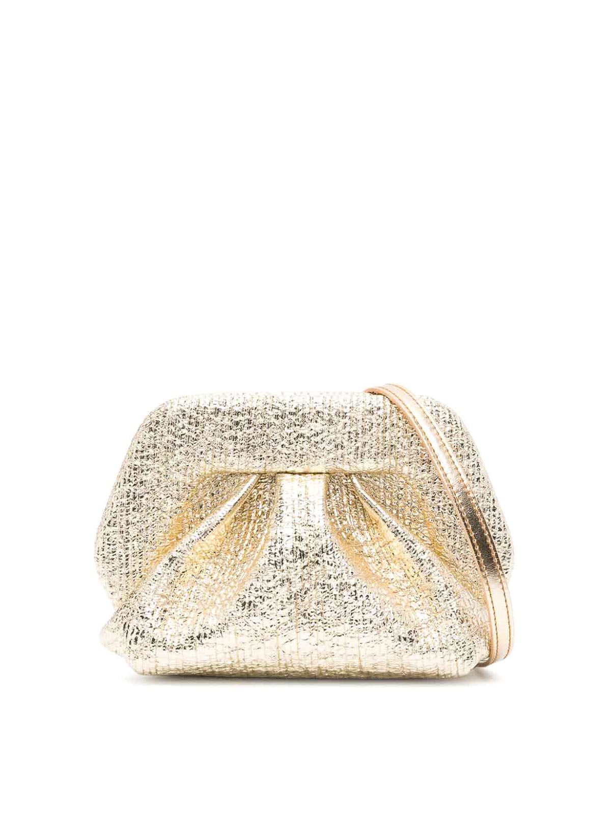 Themoirè Women's Clutch Gea Gold