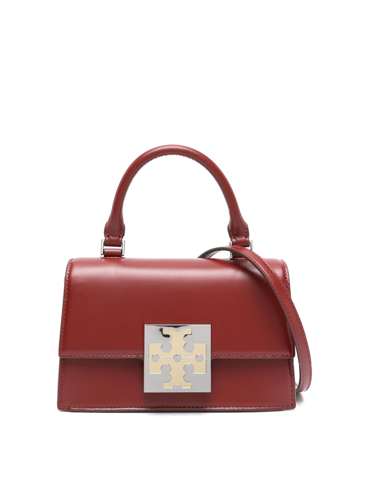 Tory Burch Trend colorblock leather mini bag - Red|150365600