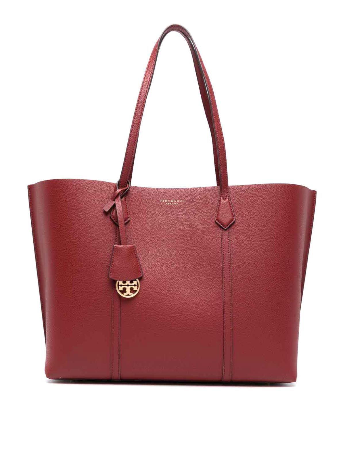 Tory Burch Perry Shopping Bag In Red