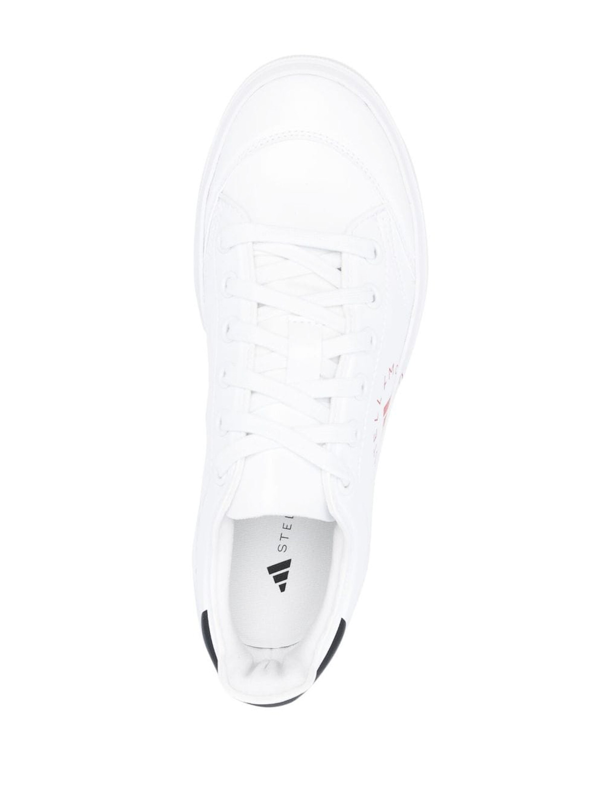 Shop Adidas By Stella Mccartney Court Sneakers In White