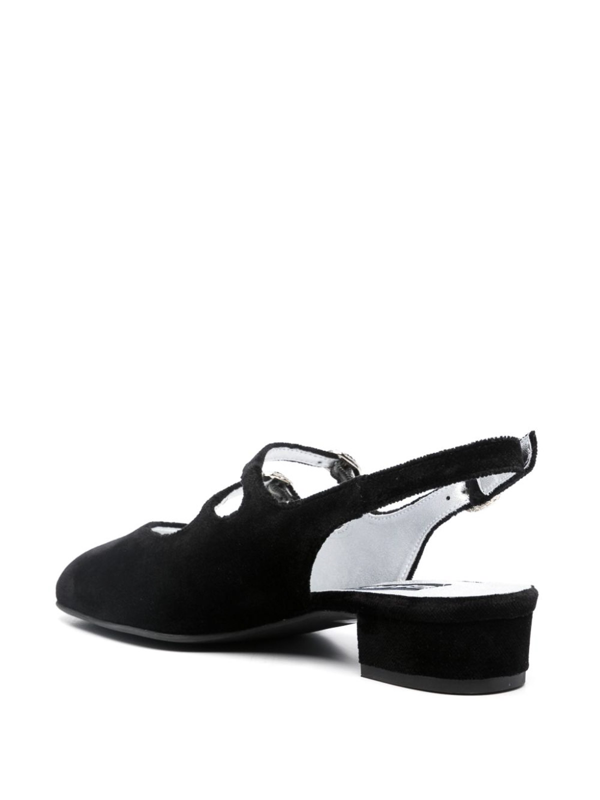 Flat shoes Carel Paris - Peche velvet ballet flats - PECHE99NOIR