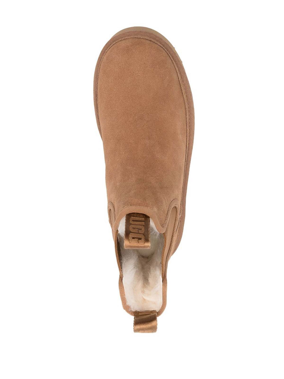 Shop Ugg Neumel Platform Chelsea Boots In Beige