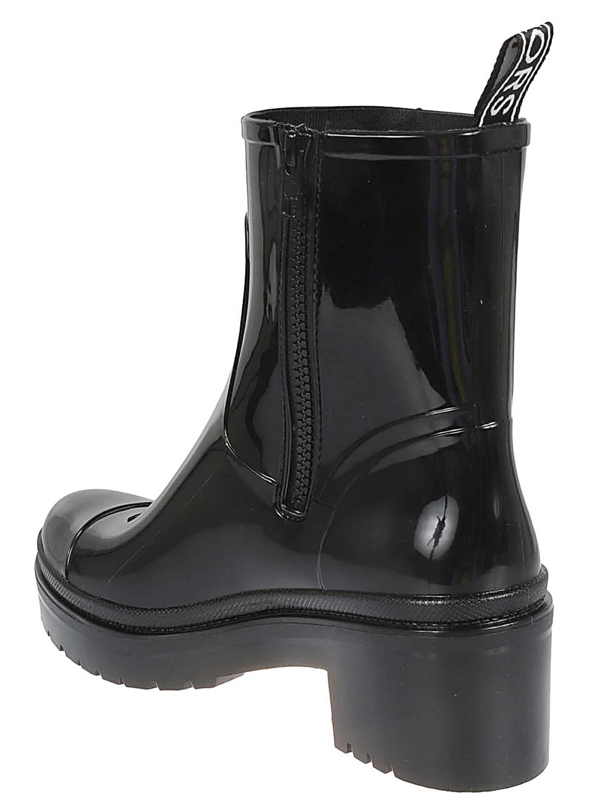 Shop Michael Michael Kors Karis Rain Boots In Black
