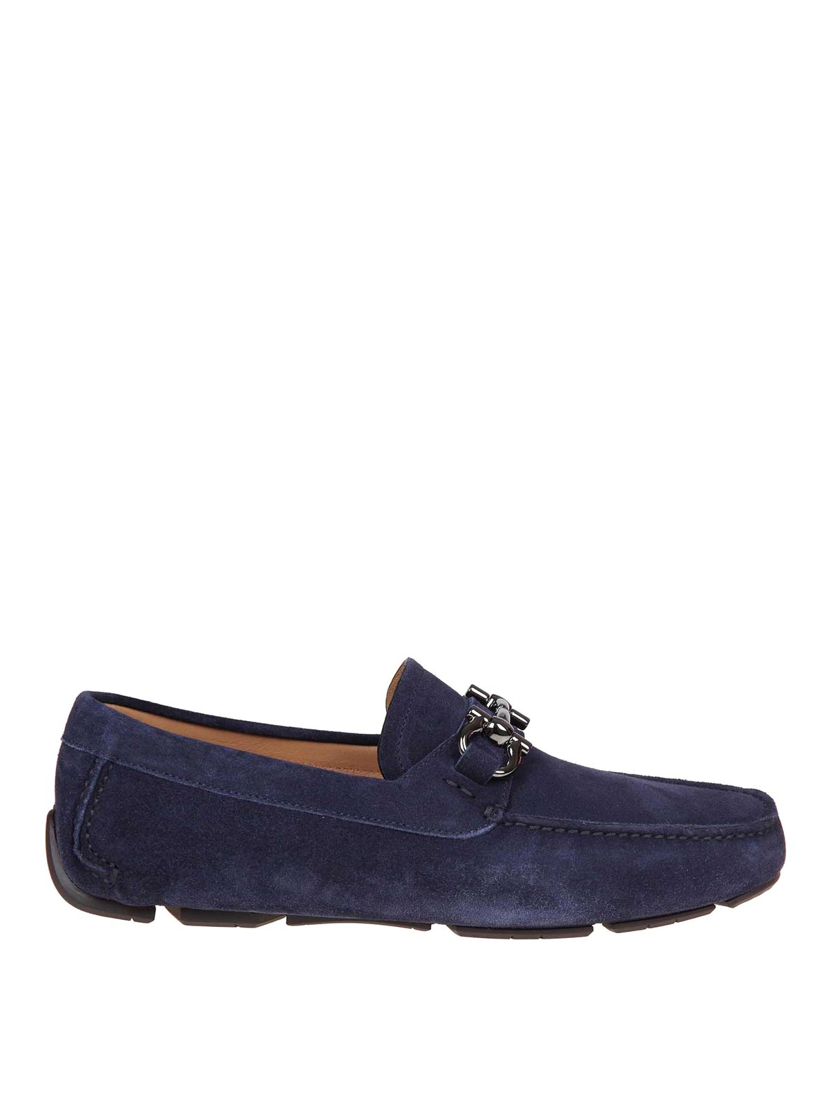 Loafers & Slippers Salvatore Ferragamo - eco Paris moccasin in navy ...