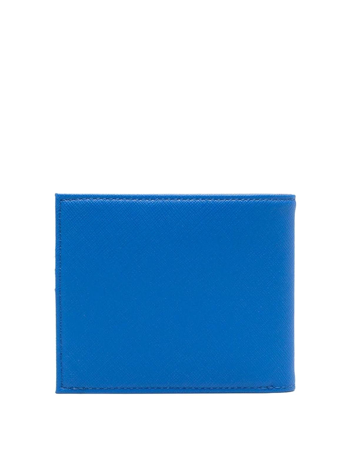 Shop Emporio Armani Blue Wallet