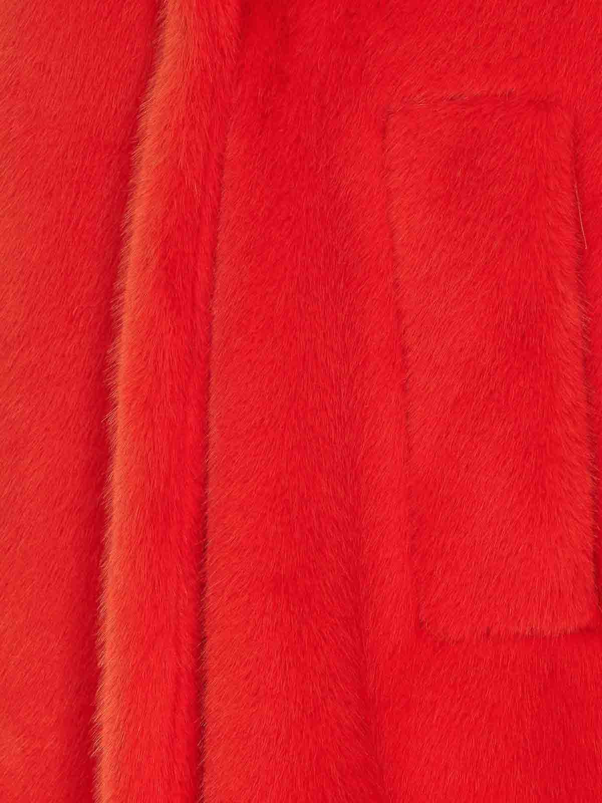 Short coats Essentiel Antwerp - Edict oversized faux fur coat - EDICTCU26
