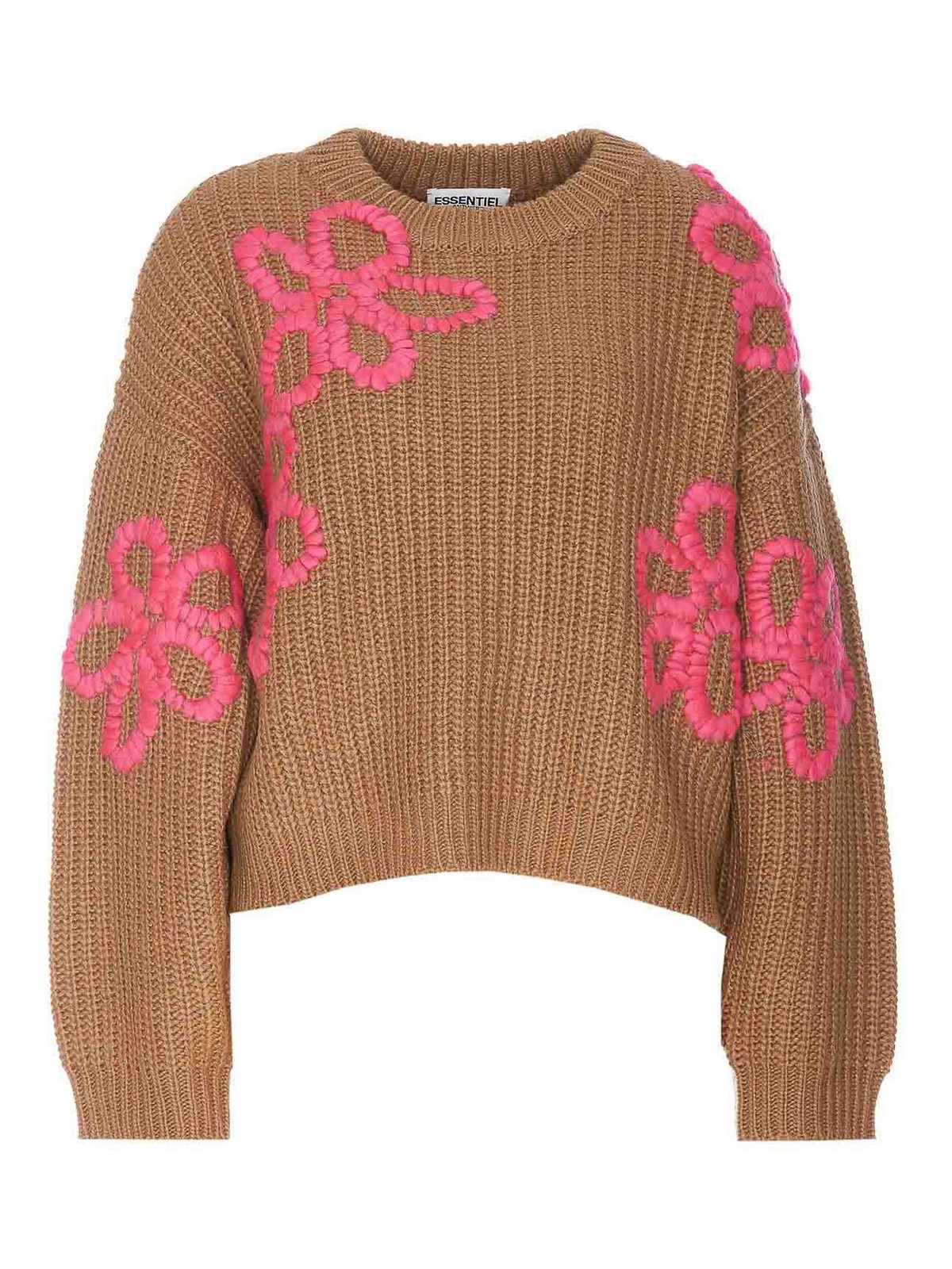 Pull en maille à col rond - MARRON - Grandes tailles - Homme - 6.60