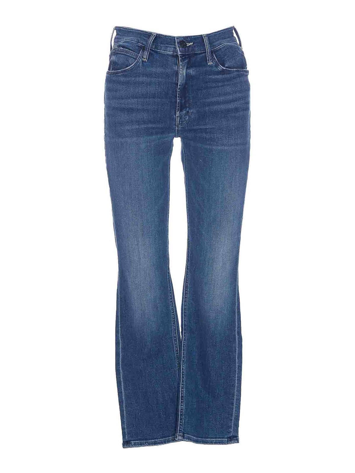 Shop Mother Jeans Boot-cut - Azul In Blue