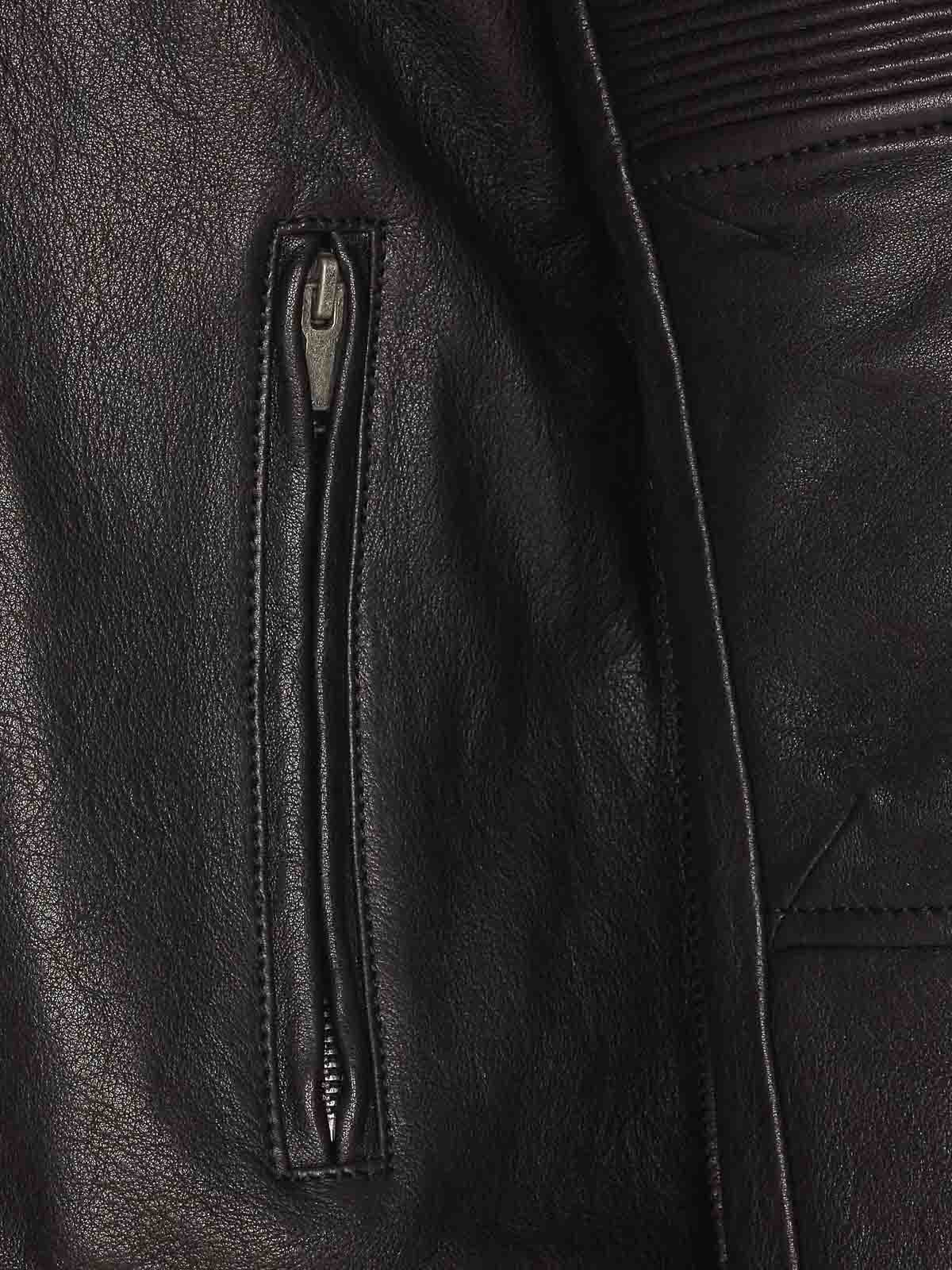 Casual jackets Zadig&Voltaire - Lean biker leather jacket - RMOW00095023