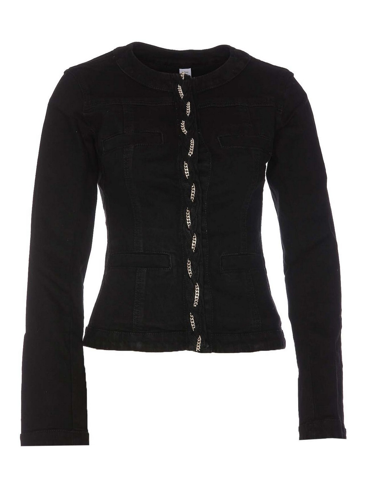 Liu Jo Denim jacket Black Women UF3125D444888270