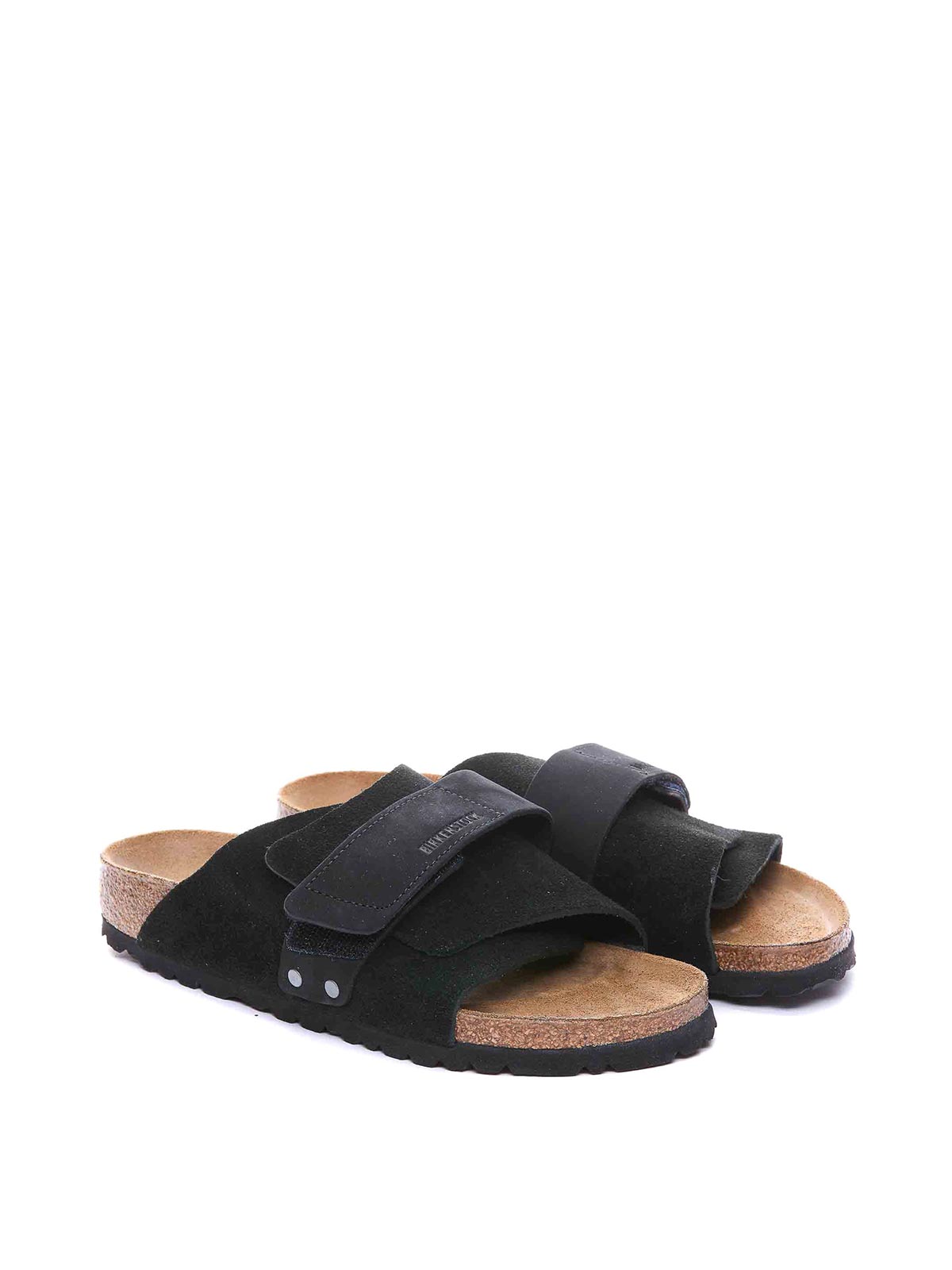 Shop Birkenstock Kyoto Sandals In Black