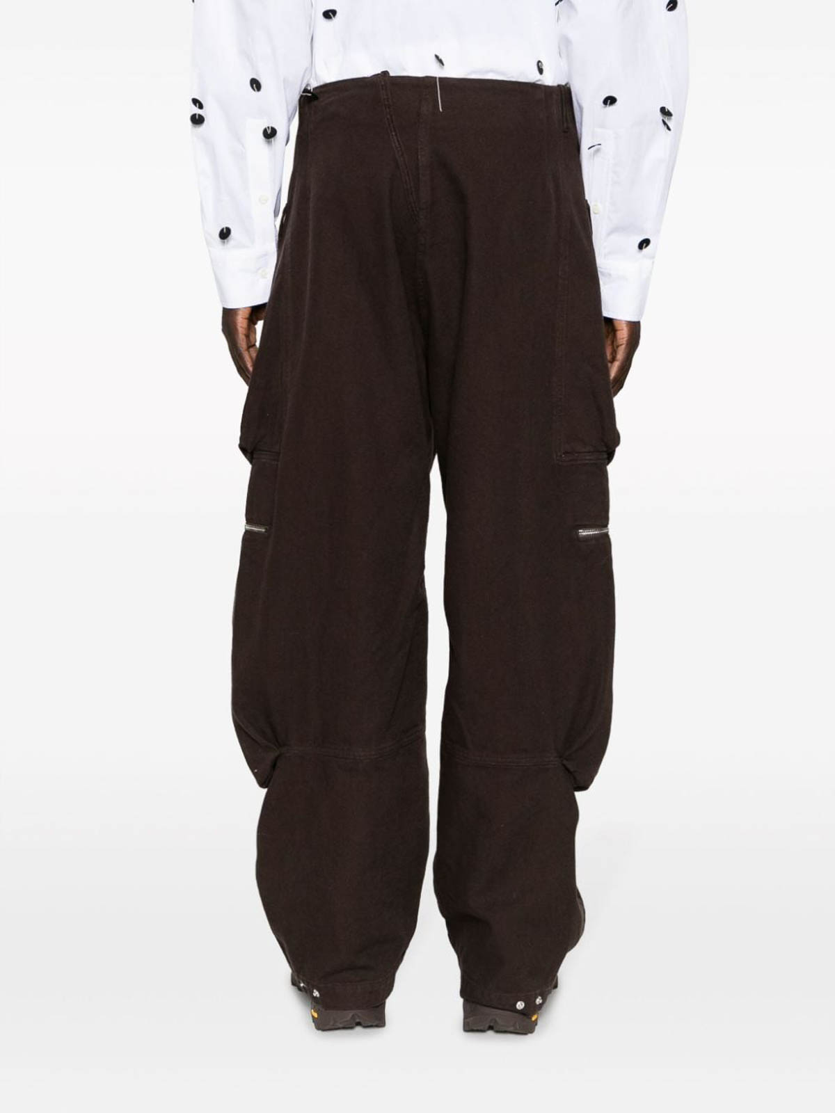Jacquemus Croissant cargo trousers - Brown - Men|236PA0551485880
