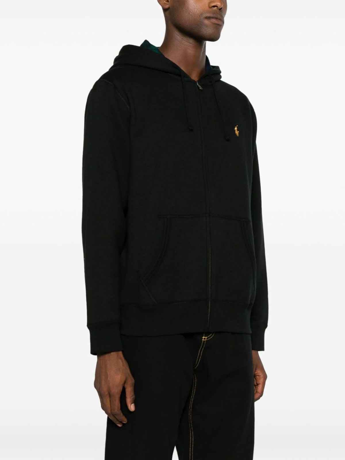 Polo Ralph Lauren Zip-up hoodie - Black - Men|711000000000