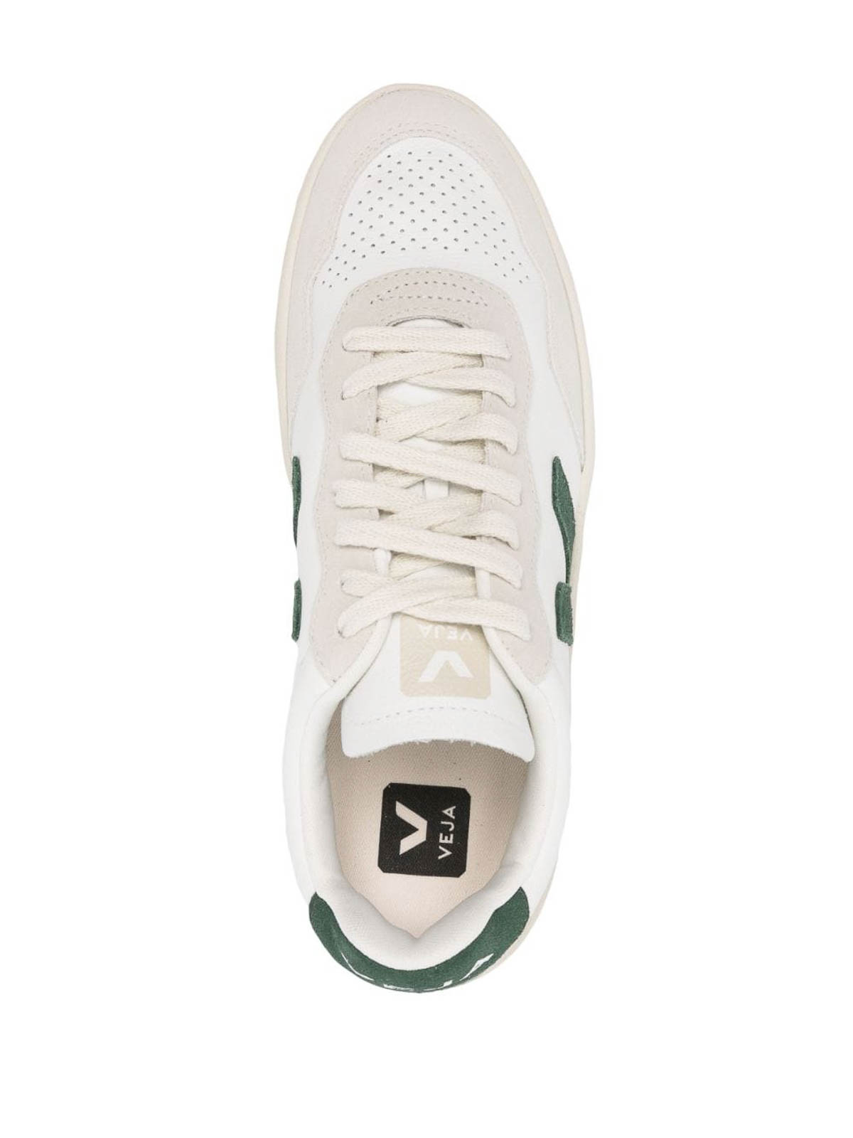 Shop Veja V Low-top Sneakers In White