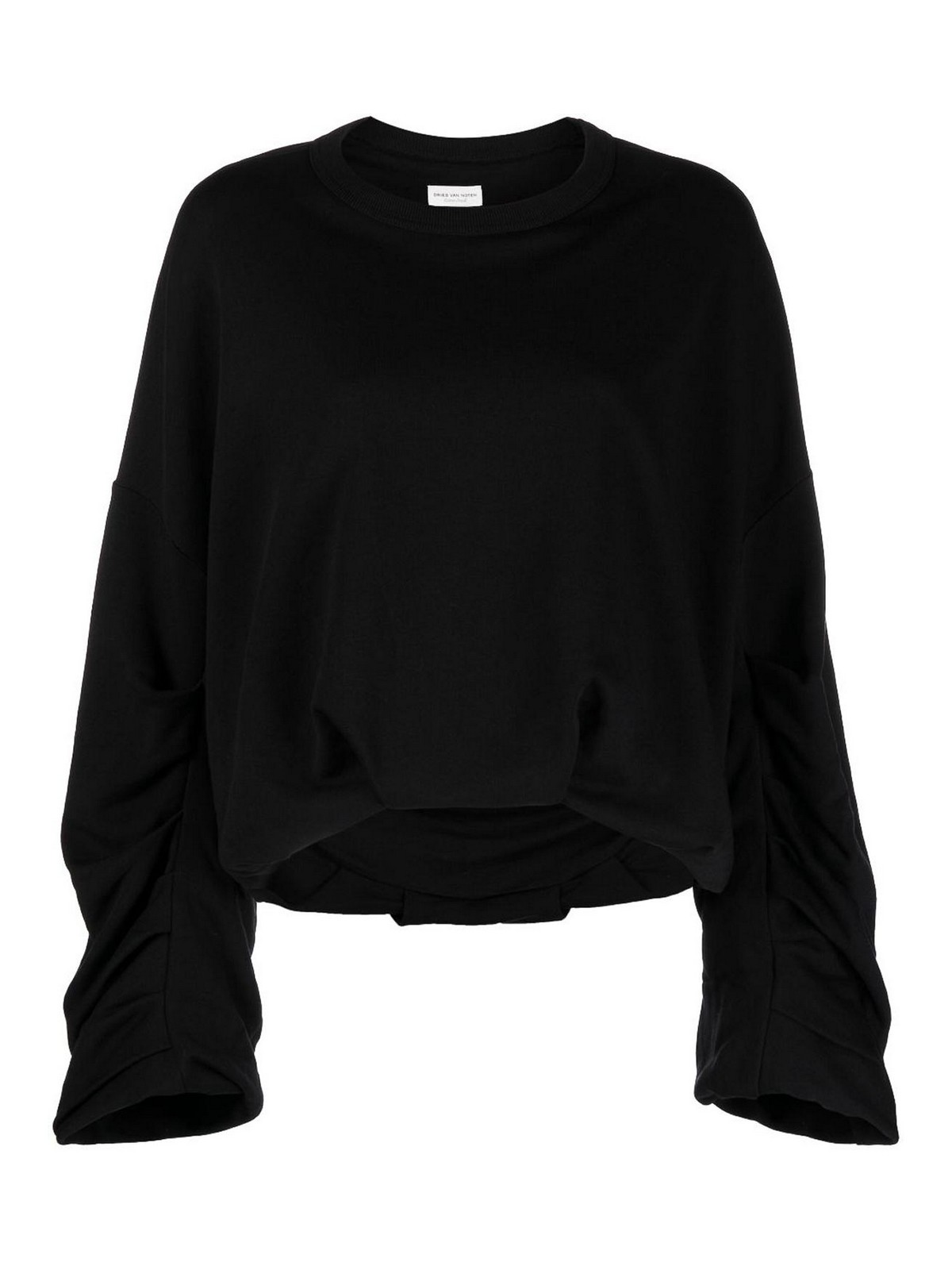 DRIES VAN NOTEN 黒 クルーネック スウェット Dries Van Noten クルーネック - 黒 - ブラック | 111197618
