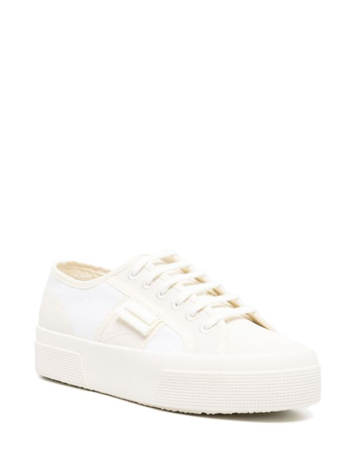 Shop Superga Cotton Sneakers In White
