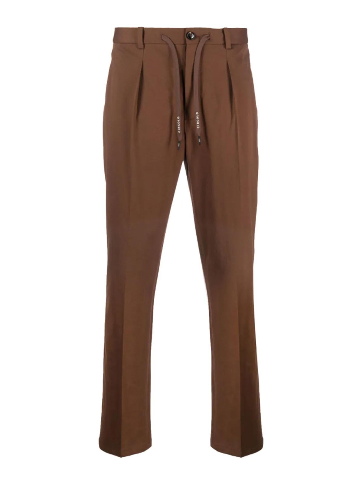 Circolo 1901 Pants With Drawstring In Brown