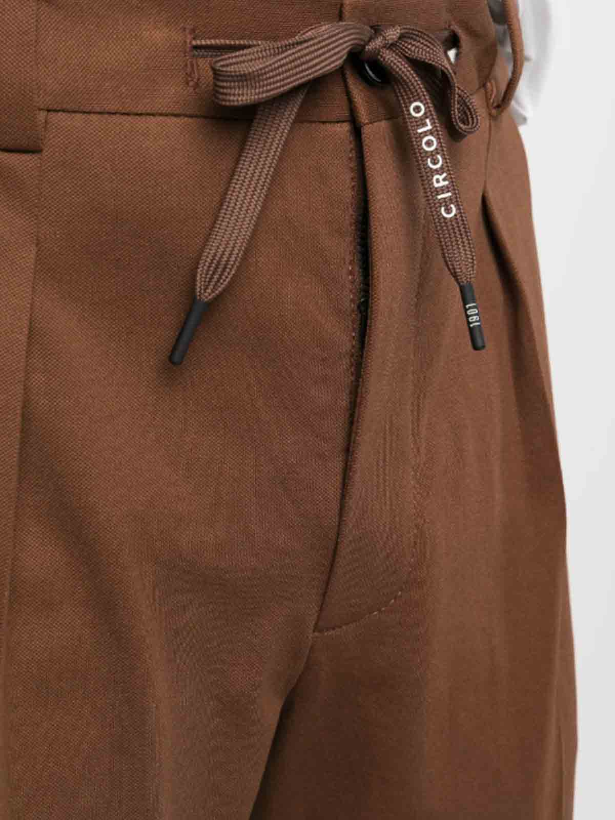 Shop Circolo 1901 Shorts - Marrón In Brown