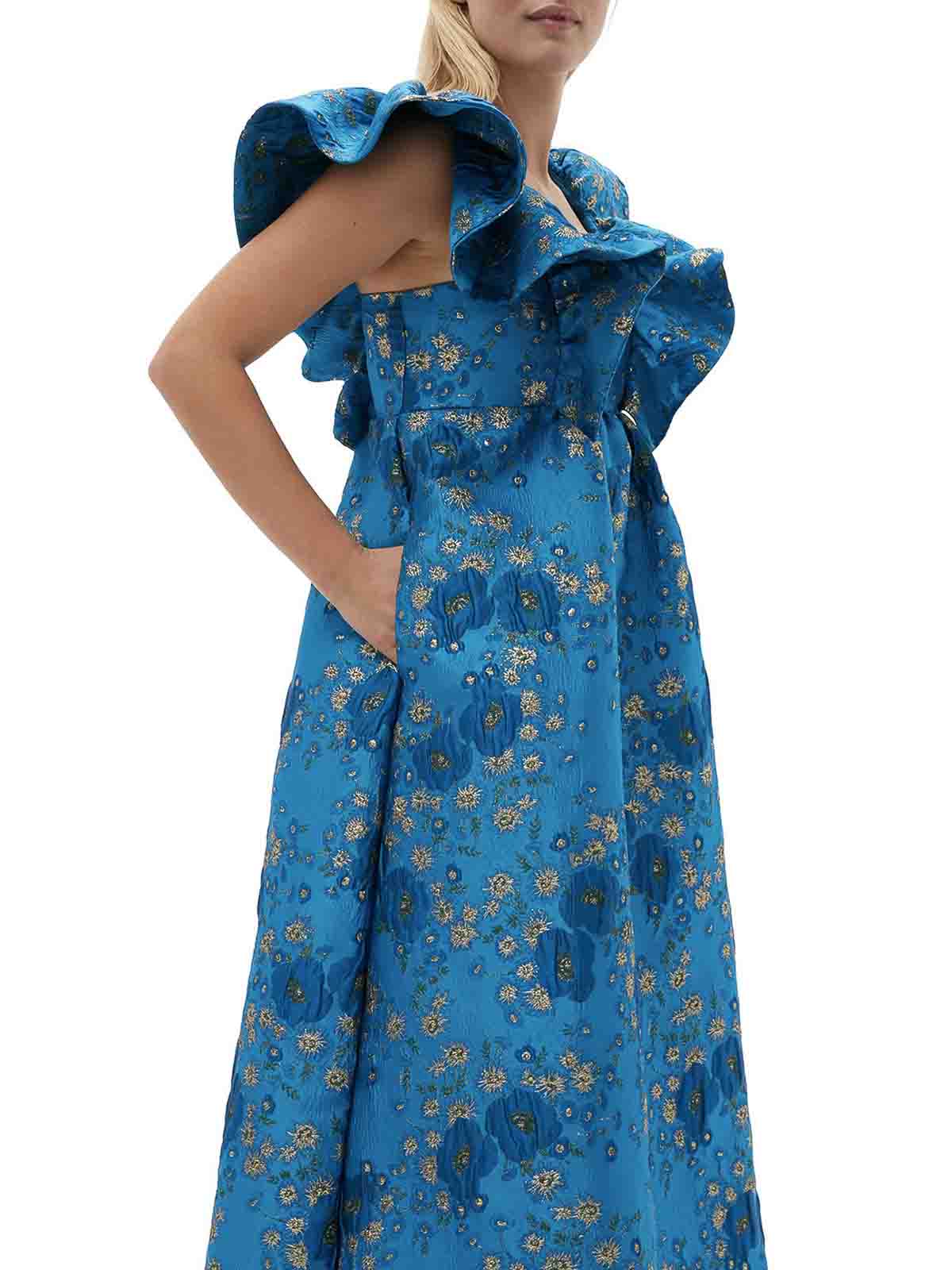 【関税＆送料込み】Ganni Jacquard Dress Ganni Jacquard Mini-Dress | Liberty