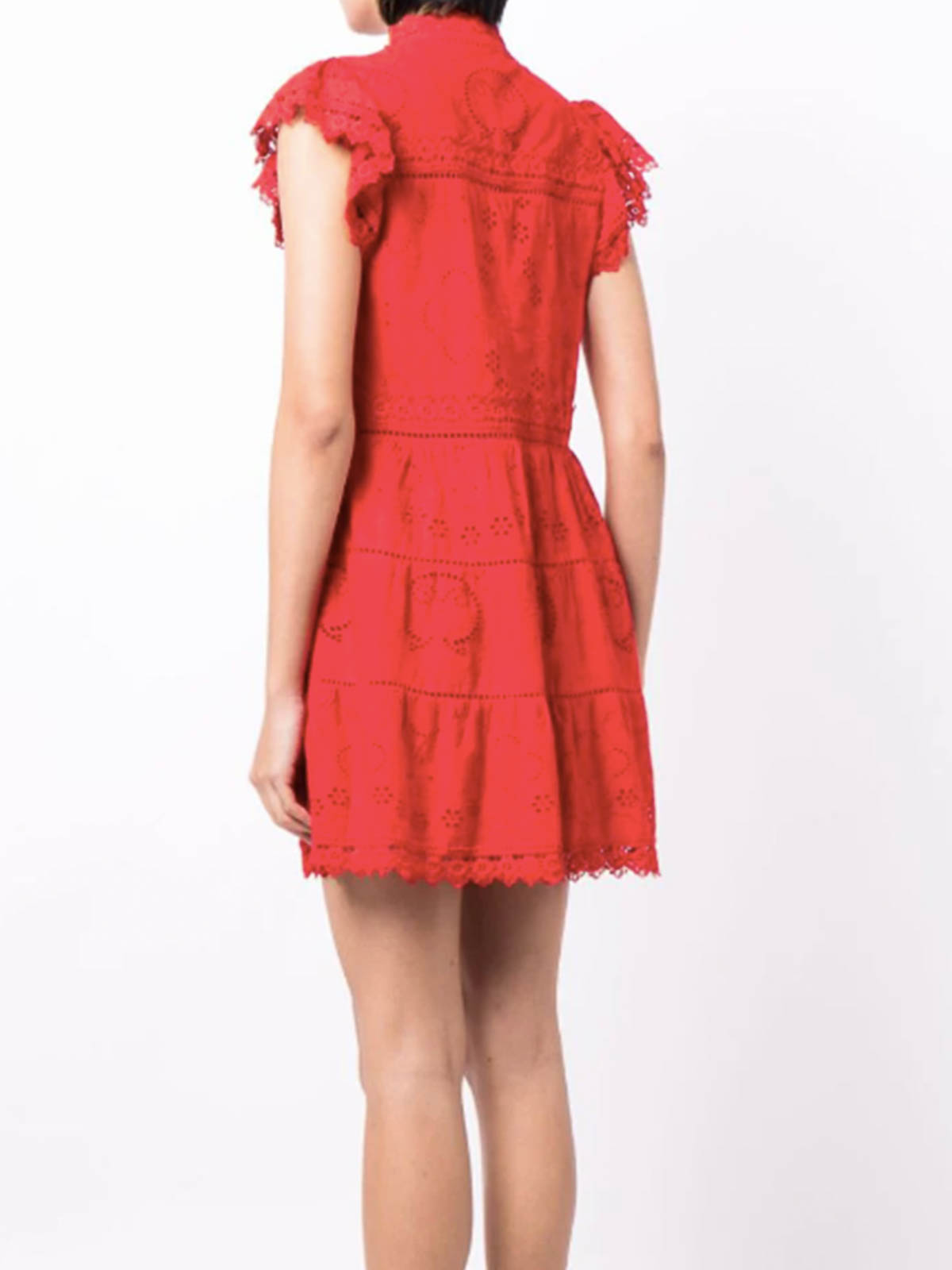Alice+Olivia Marina dress - Red - Women|CC306D17520M601 Alice+Olivia Marina dress - Red - Women|CC306D17520M601