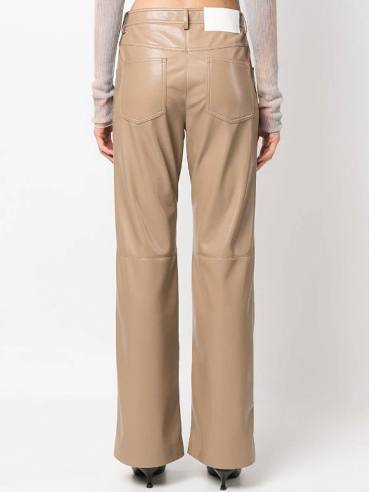 Leather trousers 3x1 - Sabina leather trousers - W35037LR111SABINALUXEBLACK